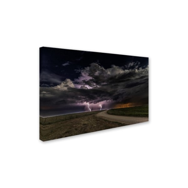 Christian Skilbeck 'Prairie Lightning' Canvas Art,12x19